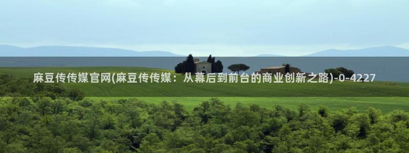 麻豆啊app传媒官网：麻豆传传媒官网(麻豆传传媒：从幕后到前台的商业创新之路)